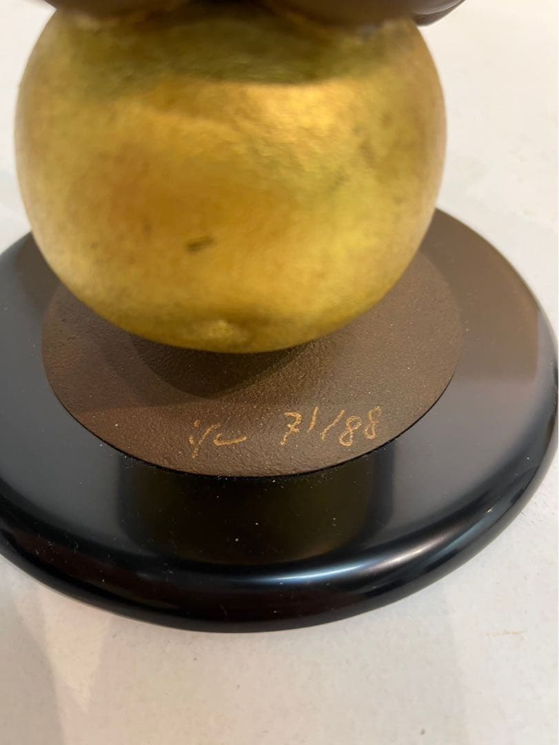 薮内佐斗司 「追風　福兵衛」限定88部　ブロンズ 共箱