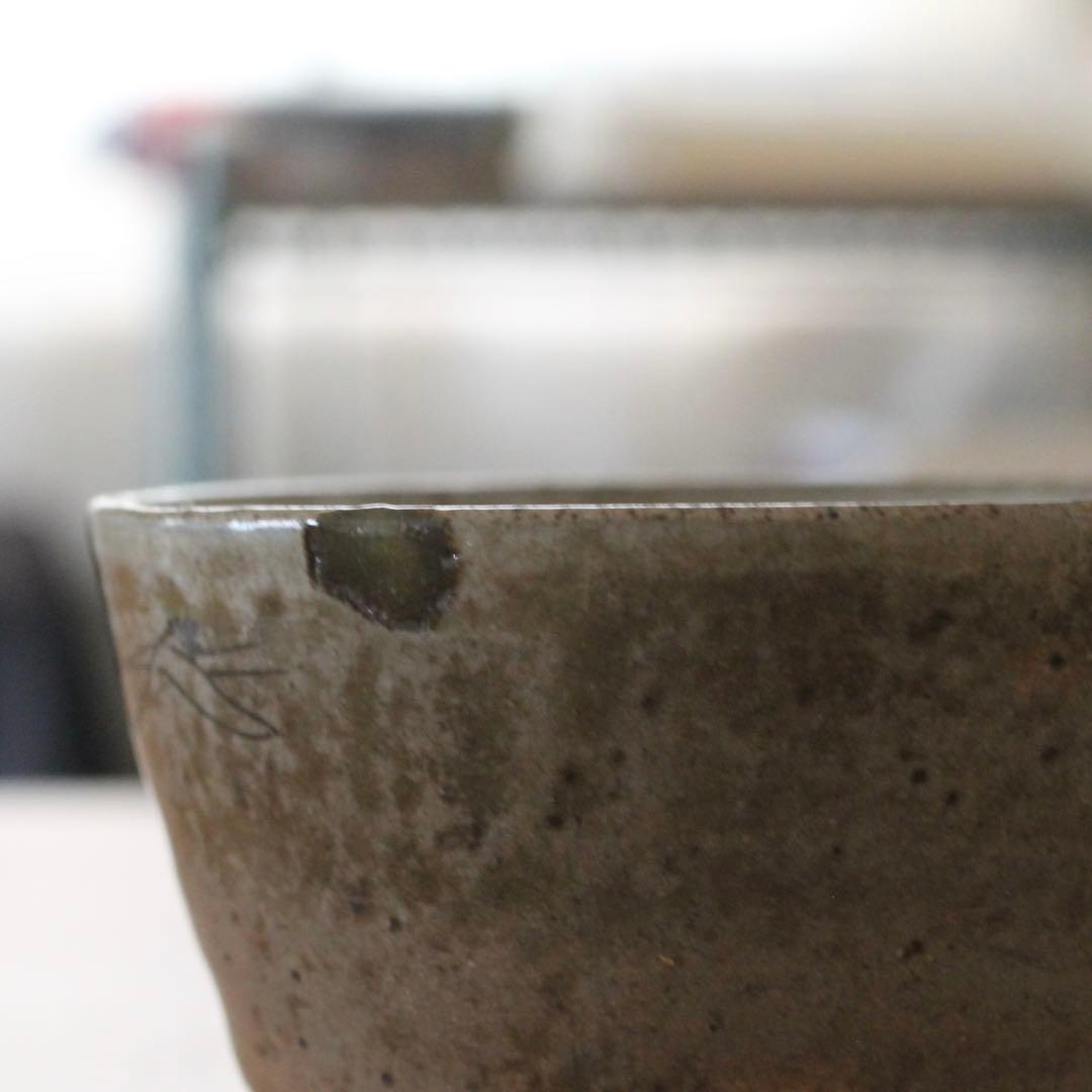 絵唐津の茶碗　骨董　古道具