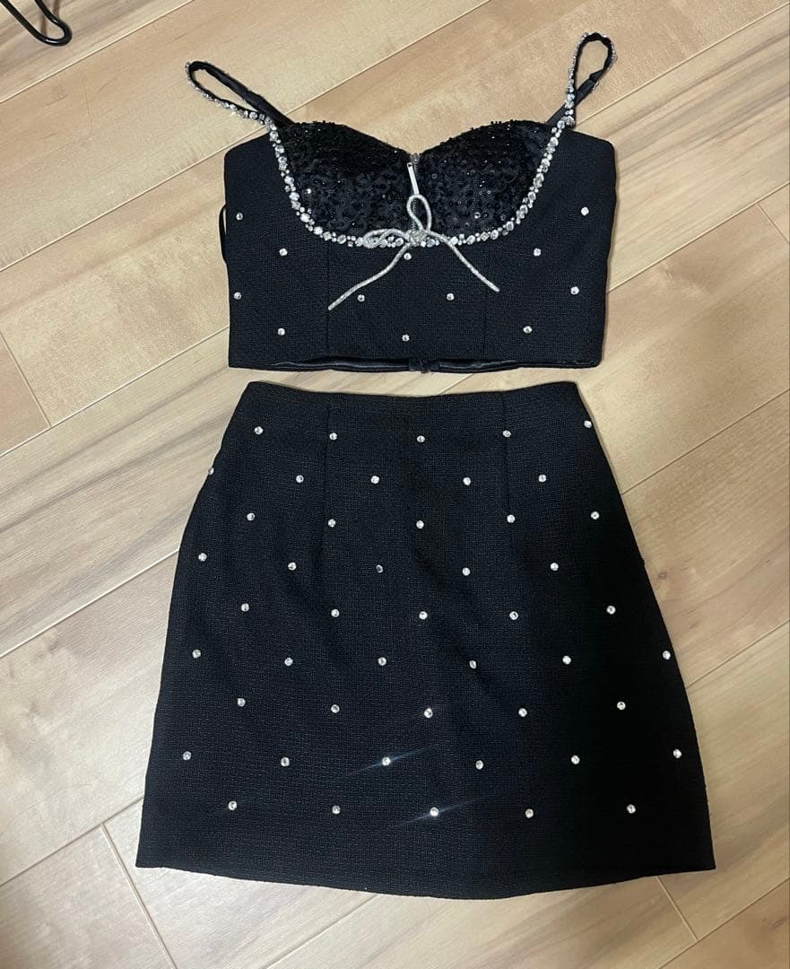 美品ROBE de FLEURS/ローブドフルールドレス