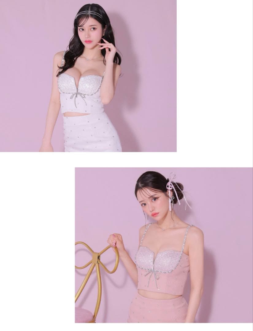 美品ROBE de FLEURS/ローブドフルールドレス