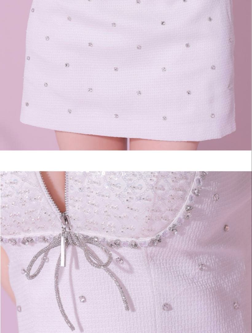 美品ROBE de FLEURS/ローブドフルールドレス