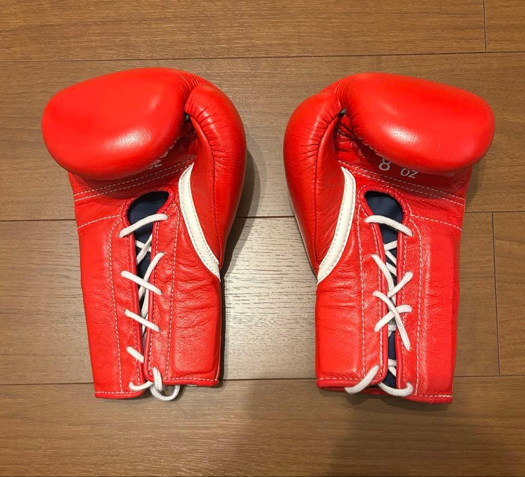 【極美品】winning　8oz　グローブ　レッド　正規品　MS-200