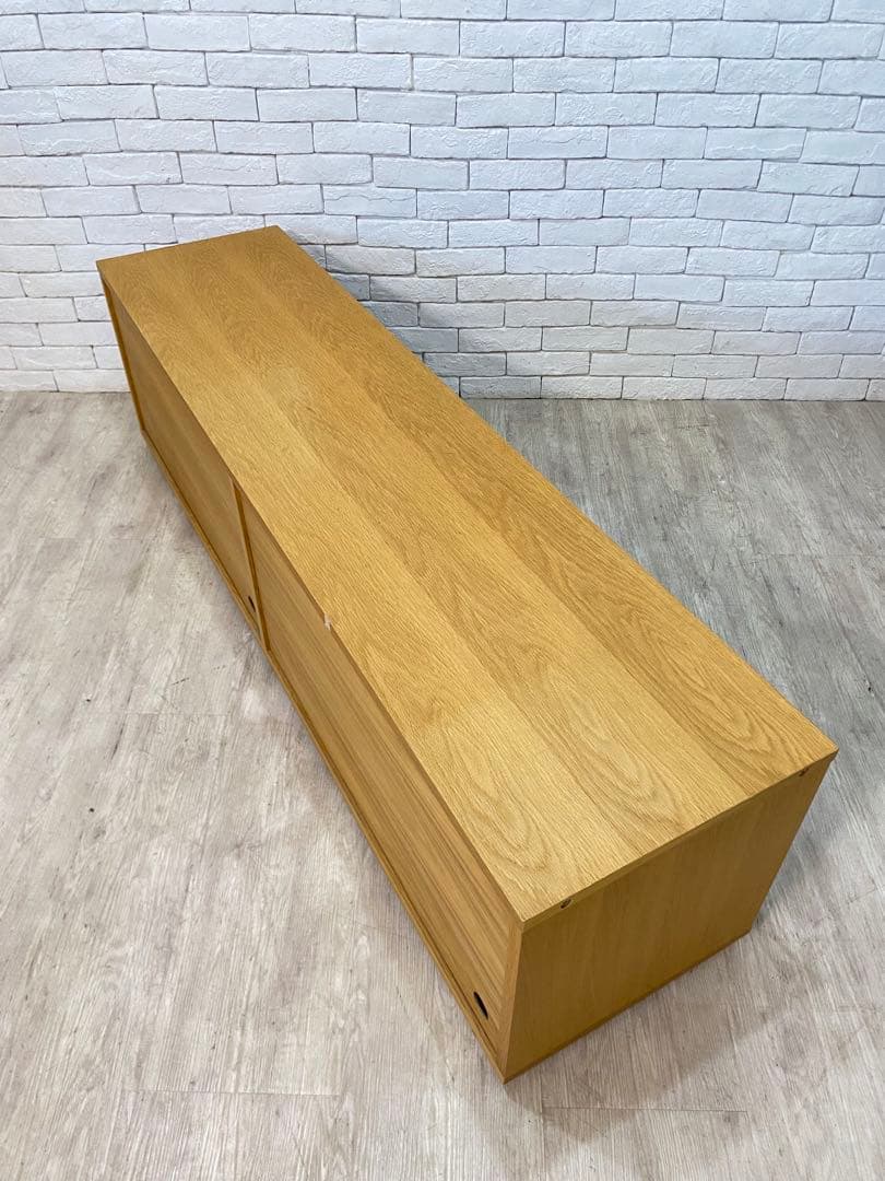 ②【東京都内23区配送無料】無印良品　テレビ台 テレビボード　リビング　陳列　棚