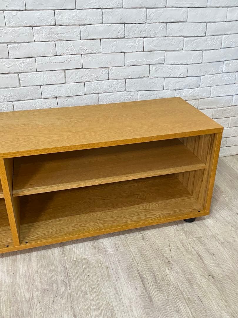 ②【東京都内23区配送無料】無印良品　テレビ台 テレビボード　リビング　陳列　棚