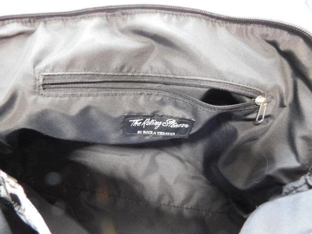 未使用　ローリングストーンズ　ボストンタイプバッグ　黒系