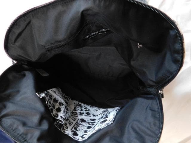 未使用　ローリングストーンズ　ボストンタイプバッグ　黒系