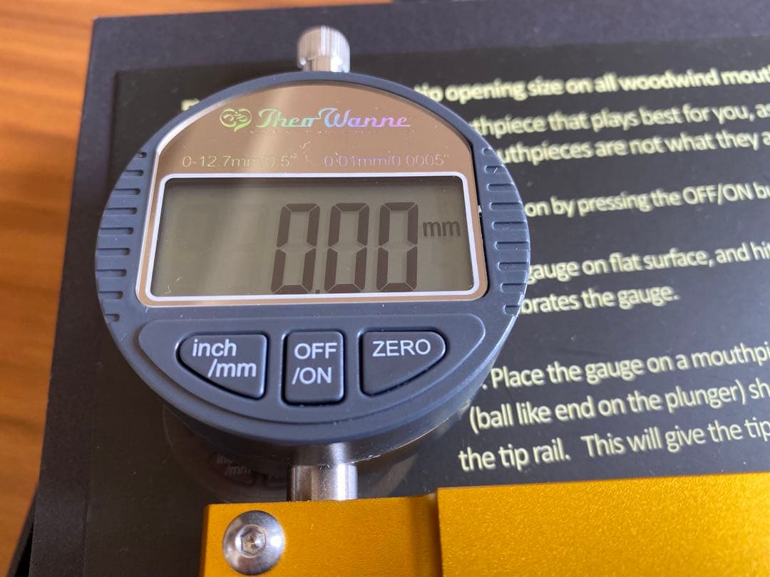 Theo Wanne マウスピース オープニングゲージ セオワニ