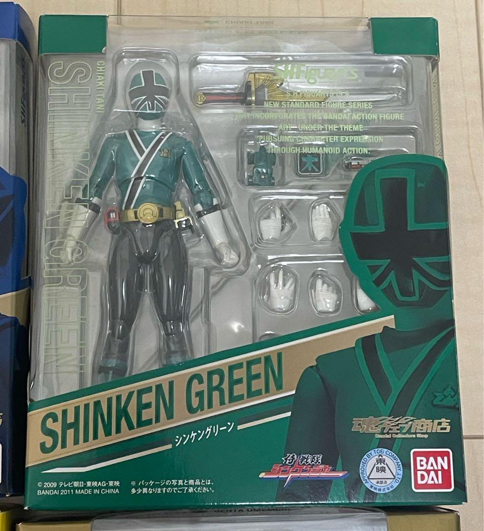 【未開封】S.H.Figuarts 侍戦隊シンケンジャー 9体セット アーツ
