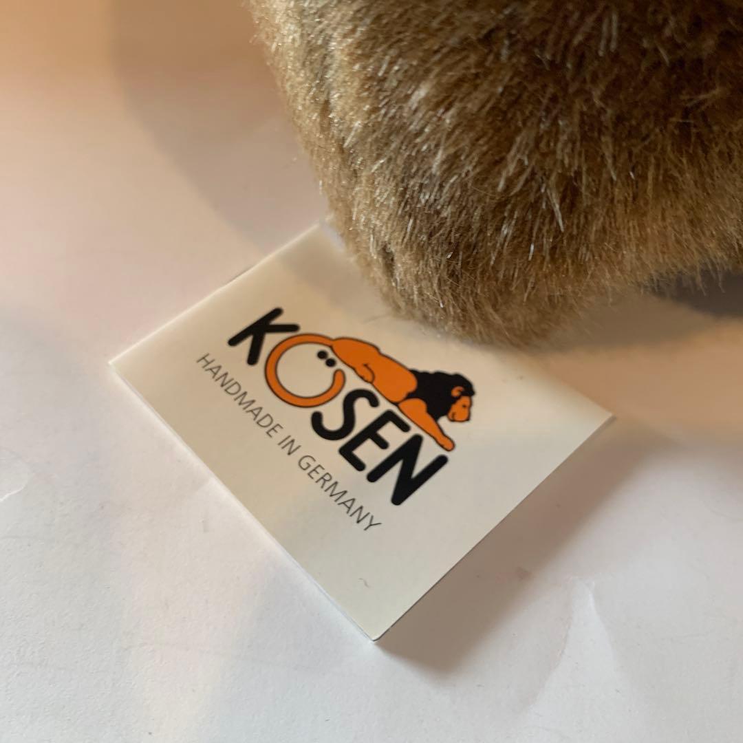 アトリエニキティキ ドイツ　ケーセン社　ぬいぐるみ　お座りベア　茶