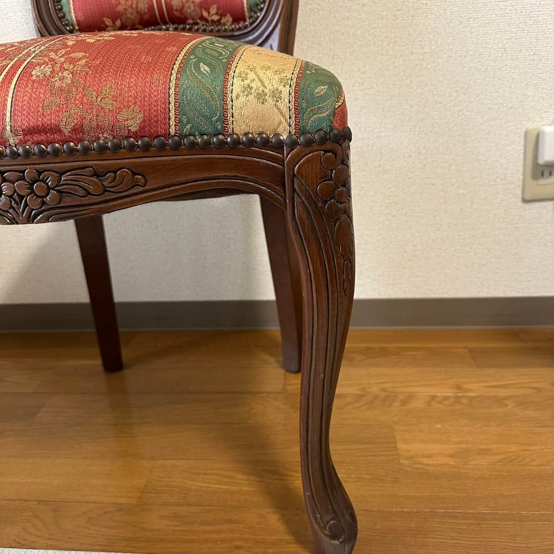 イタリア製クラシックチェア アンティーク 猫脚 高級家具　イタリアン家具