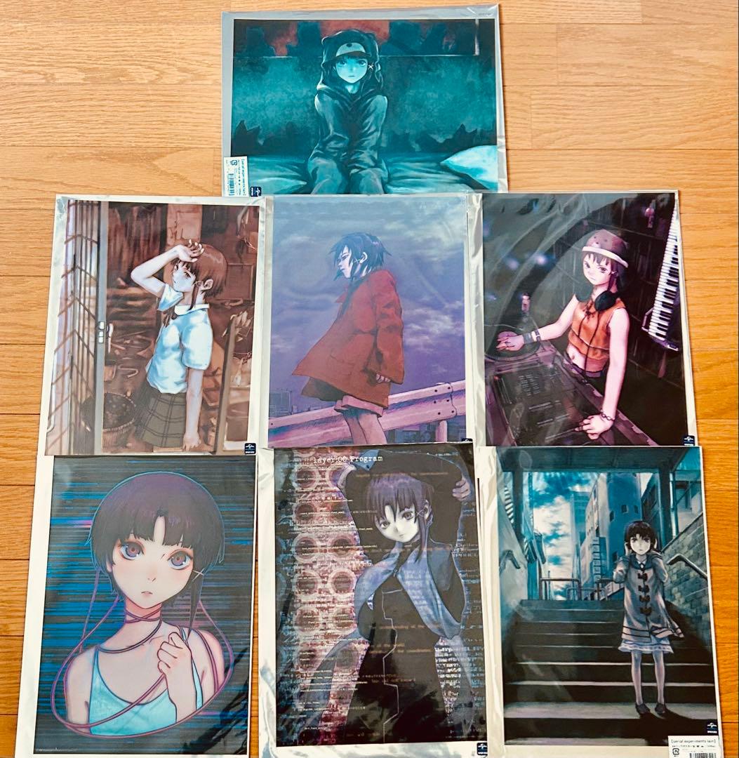 serial experiments lain クリアポスター7枚