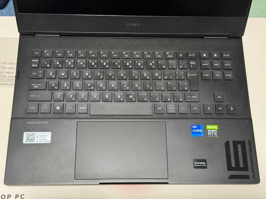 Windowsノート本体 HP OMEN16 Core i7-12700H 16-k0059TX