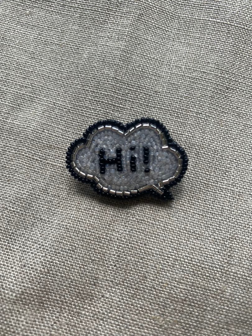 【miyako】くるま・Hi!吹き出し・メンダコ　ブローチ