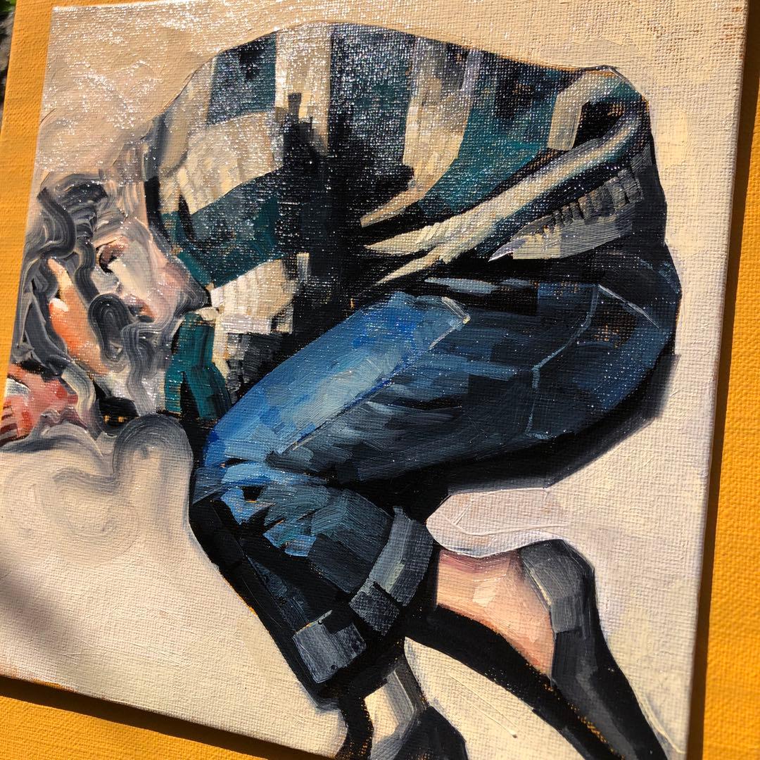 油彩『Until I Melt Away』(私が溶けて消えるまで)