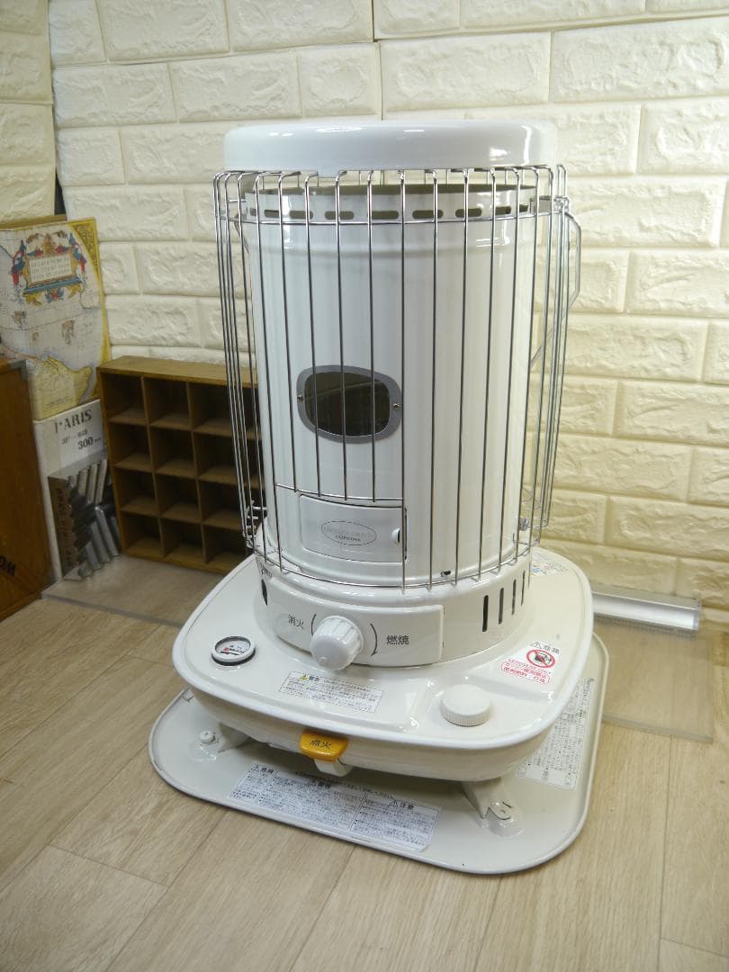 送料無料◆2024①◆コロナ　SL-6624　石油ストーブ　ホワイト 円筒形