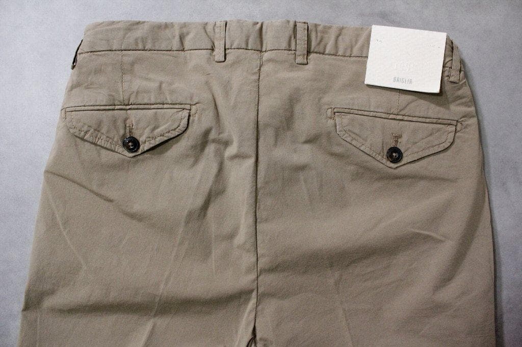 BRIGLIA 1949★新品３万円ブリリア ウエストギャザーコットンパンツ45