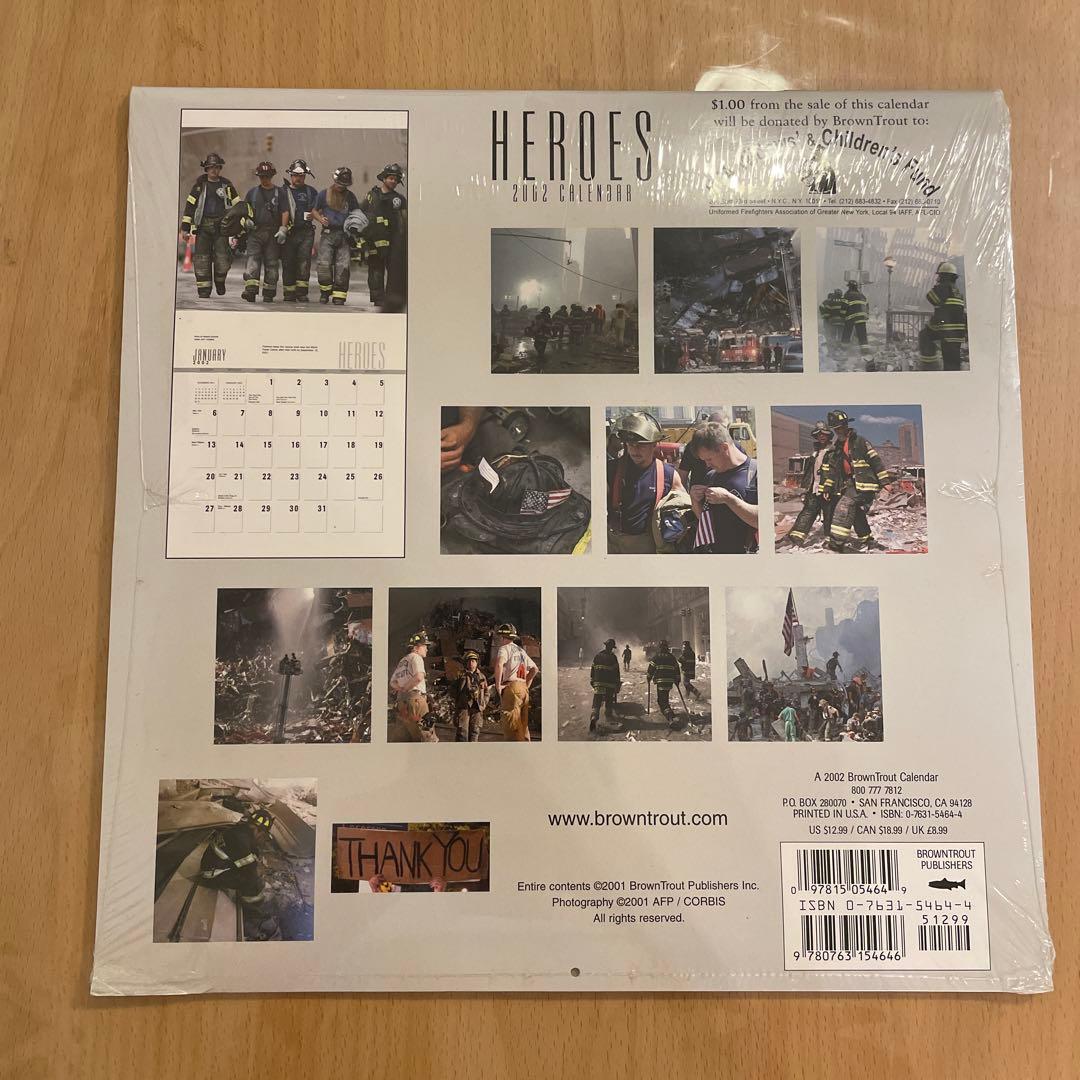 カレンダー　2002  HEROES