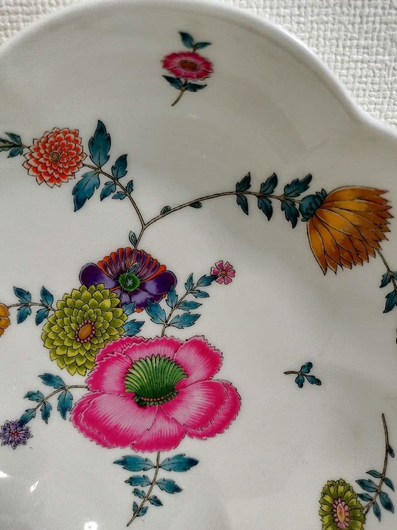 お値下げしました、3枚組　ヴィンテージ 　リモージュ　セラレンアネモネ　ボウル