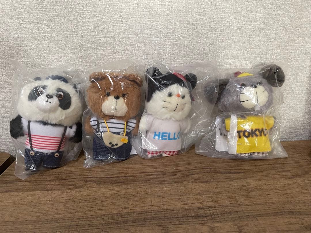 タイニーズー　ぬいぐるみ　4体　まとめ売り　いしがあかねさん