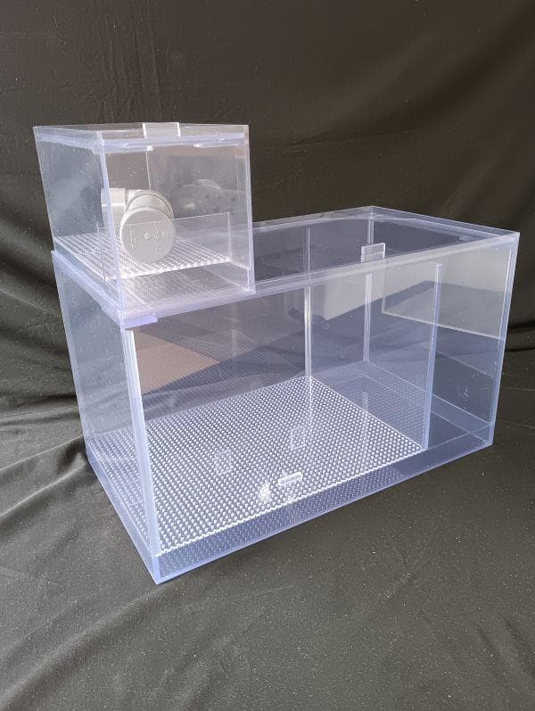 １台限定　濾過槽 ２槽式濾過槽 ウールBOX& VU４０シャワーパイプ付き