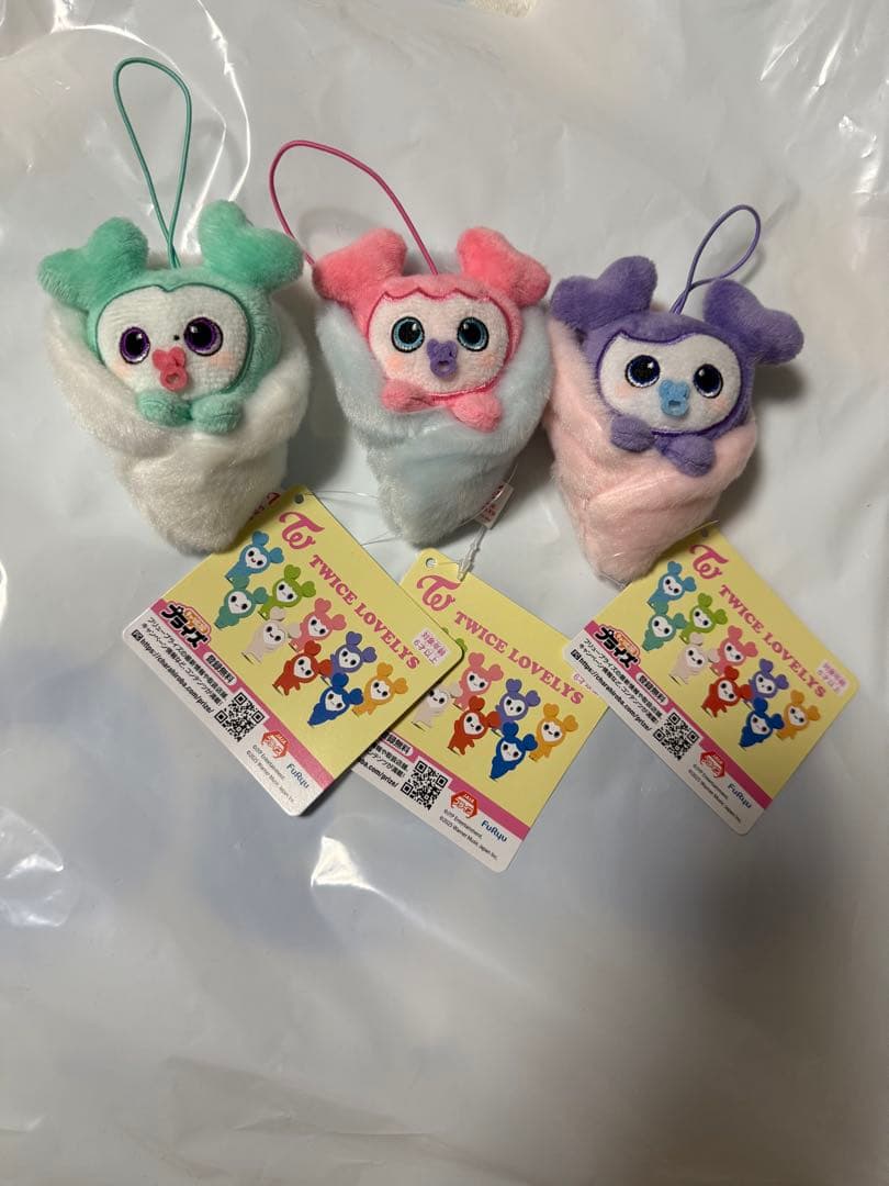 TWICE LOVELYS おくるみマスコット ミサモ MISAMO 3種セット