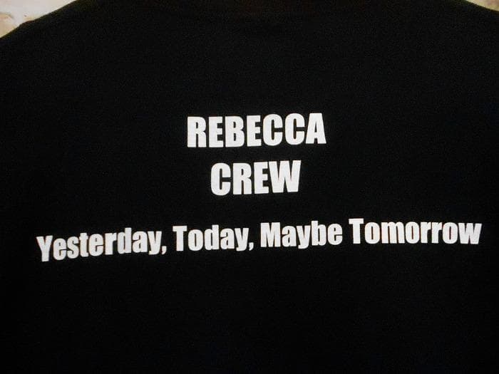 REBECCA レベッカ 2015 横浜アリーナ スタッフクルー Ｔシャツ