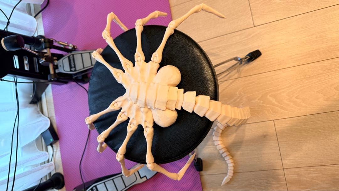 【エイリアン/Alien】可動関節式！超リアル実物大 フェイスハガー3Dプリント