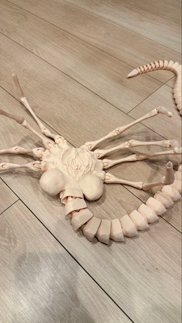 【エイリアン/Alien】可動関節式！超リアル実物大 フェイスハガー3Dプリント