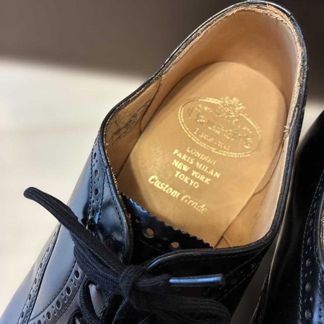 チャーチ　church's Custom Grade ブラック ドレスシューズ