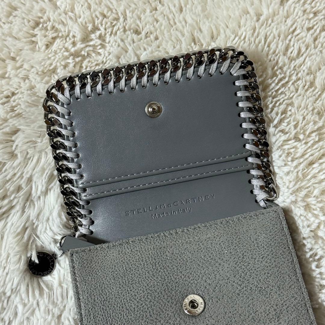 ⭐️未使用級⭐️　ステラマッカートニー　ファラベラ　三つ折り財布　ライトグレー