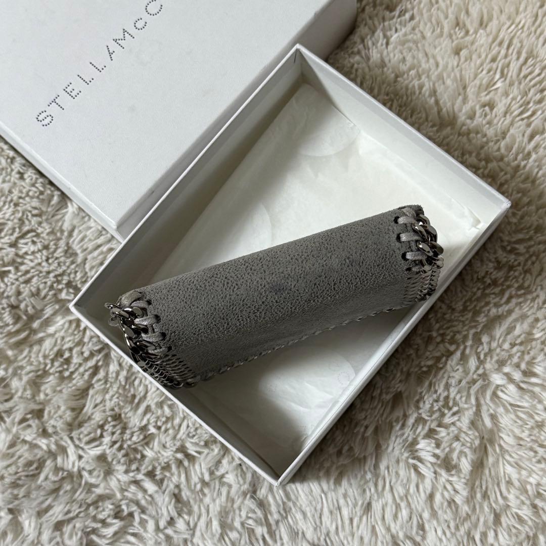 ⭐️未使用級⭐️　ステラマッカートニー　ファラベラ　三つ折り財布　ライトグレー