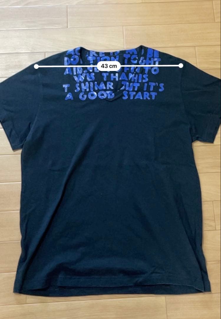 Martin Margiela 07SSエイズTブラック×紫文字 archive