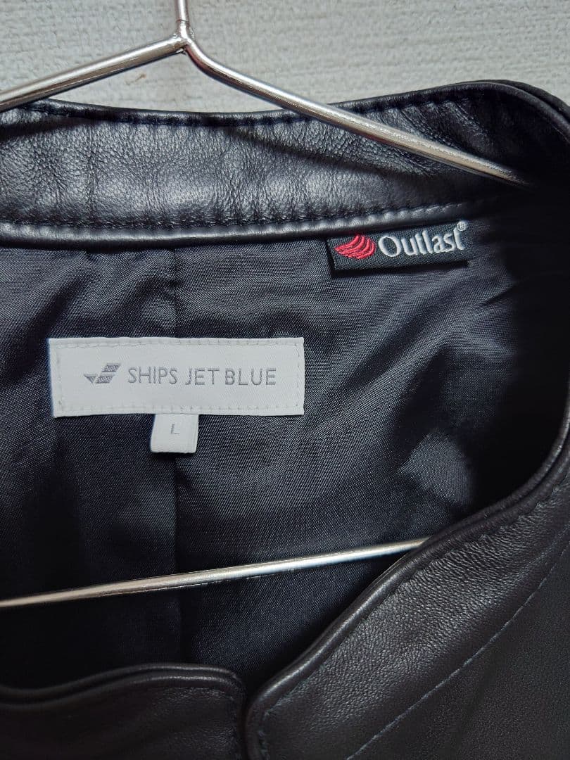 G*E様 SHIPS　JET BLUE　Outlast　 レザージャケット