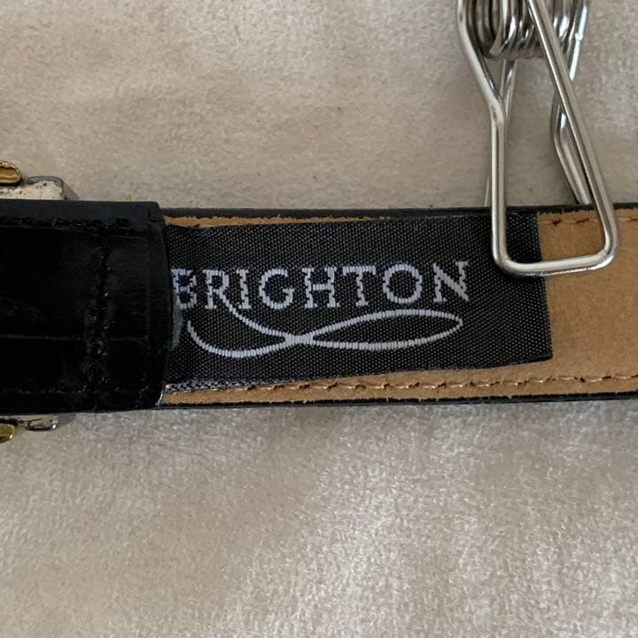 アンティーク 80sUSA Brighton 本革 ベルト
