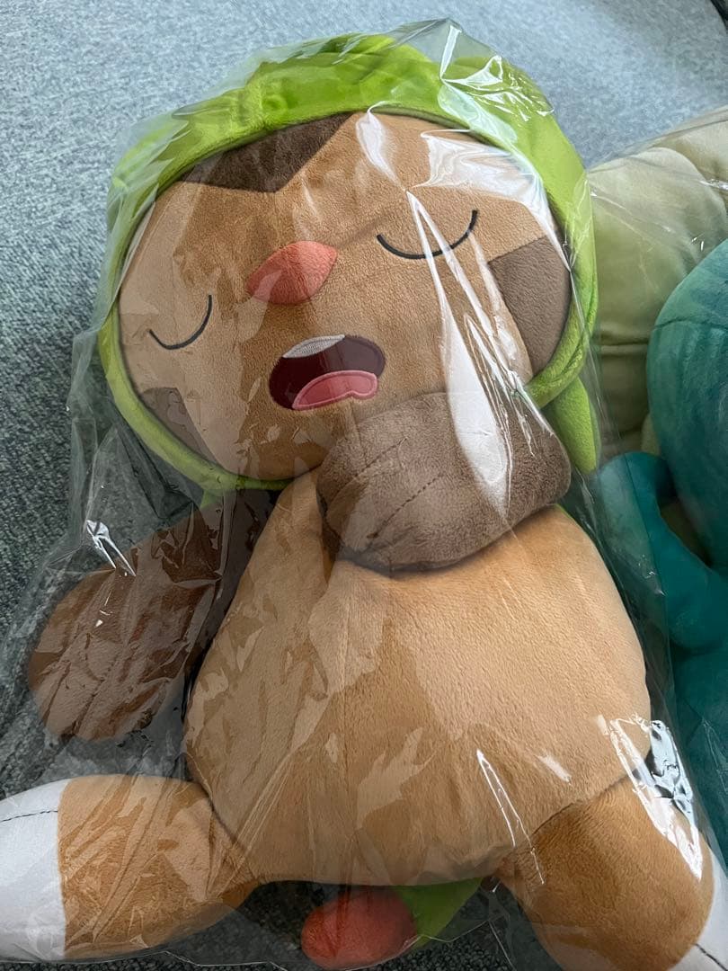 即購入可　2015 初夢　ポケセン　ぬいぐるみ　ケロマツ　フォッコ　ハリマロン