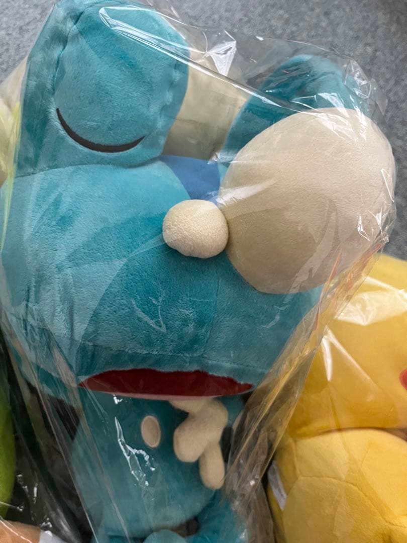 即購入可　2015 初夢　ポケセン　ぬいぐるみ　ケロマツ　フォッコ　ハリマロン