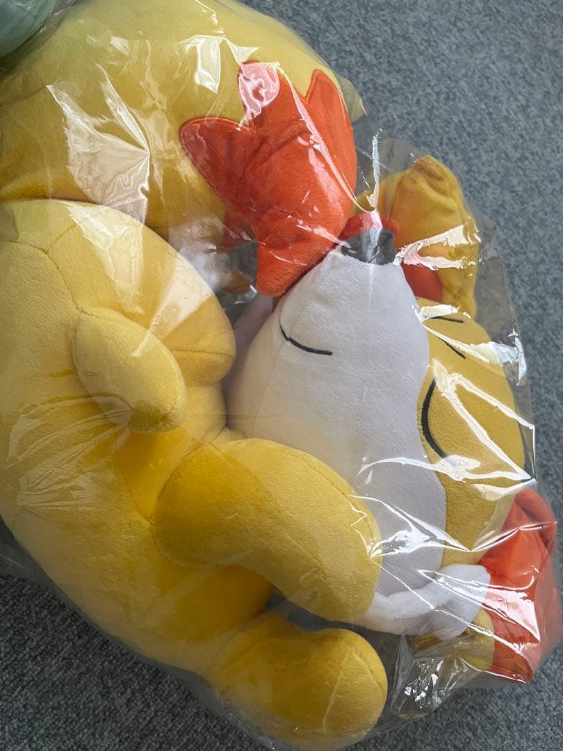 即購入可　2015 初夢　ポケセン　ぬいぐるみ　ケロマツ　フォッコ　ハリマロン