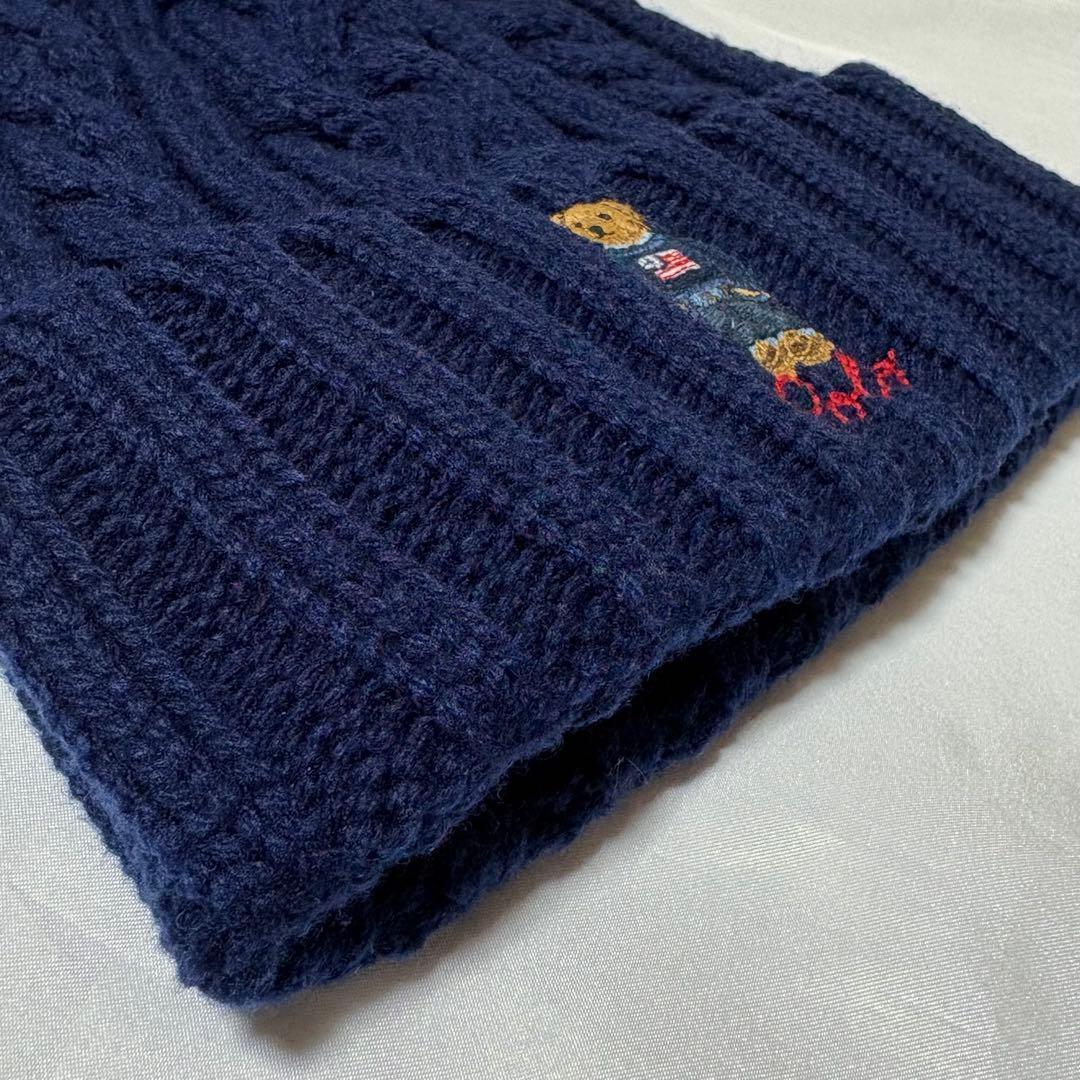 POLO RALPH LAUREN★ポロ ベア ケーブル編み ニット帽 ビーニー