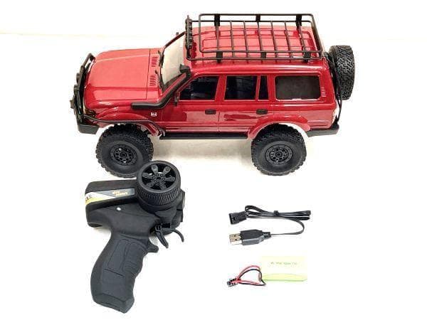 WPL C54-1 1/16 ランドクルーザーラジコン 赤 技術基準適合証明済