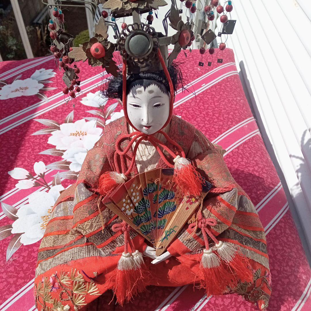 アンティーク １００年　古今雛 明治〜大正期　親王飾り時代大型お雛様