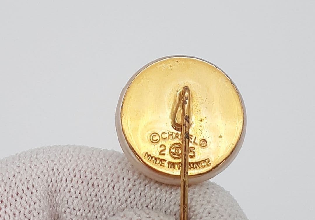 Z08-14　シャネル　パールピンブローチ　フェイクパール