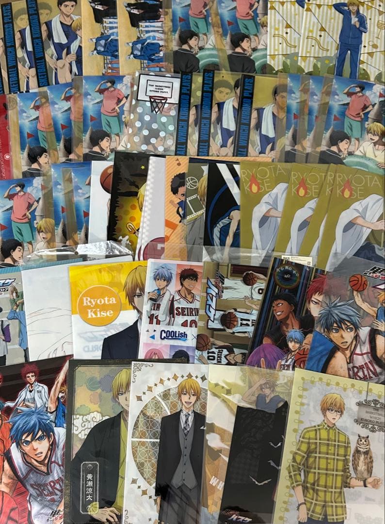 黒子のバスケ 黒バス 黄瀬涼太 クリアファイル　まとめ売り　52枚