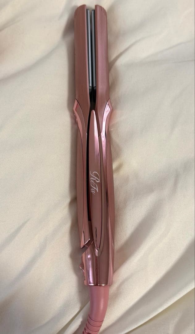 美品 リファストレートアイロン プロ ピンク