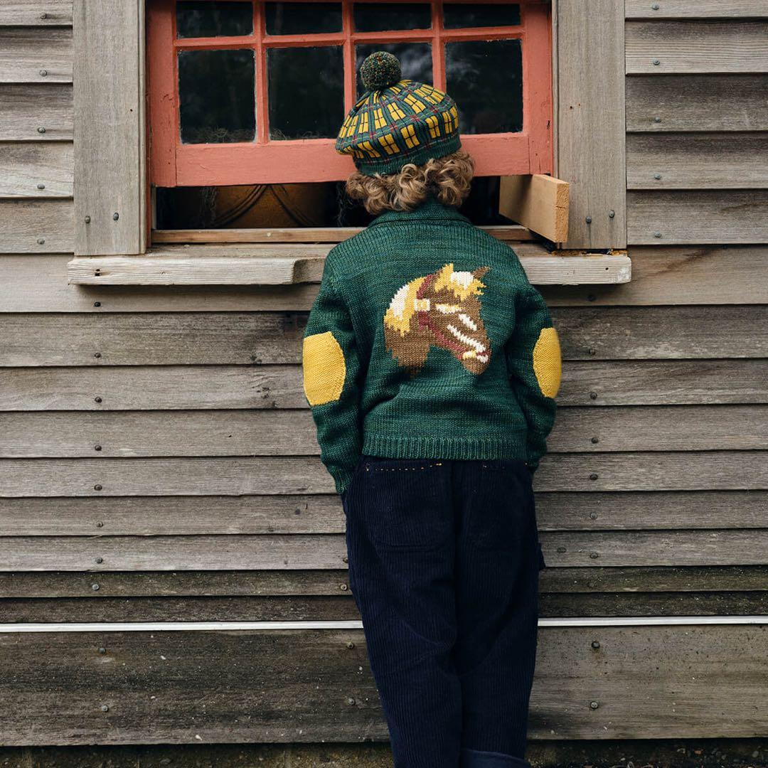 帽子 Misha & Puff Window Plaid Beret / Laurel