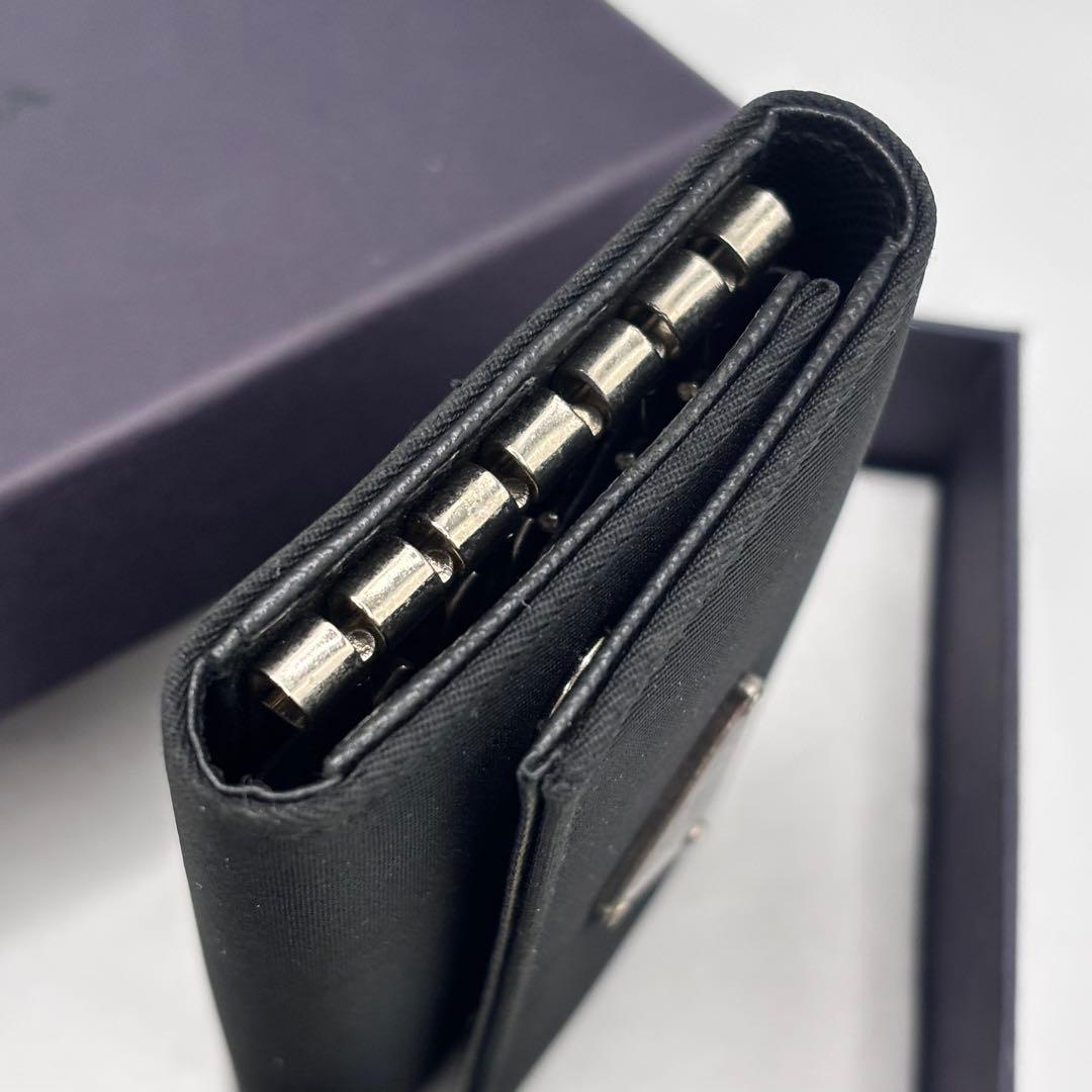 【M222】PRADA☆TESSUTO 6連キーケース 未使用