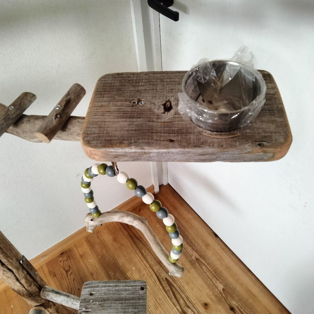 バードアスレチックジム大型 ㊵ 天然木 自然木 流木 止まり木 インコ おもちゃ