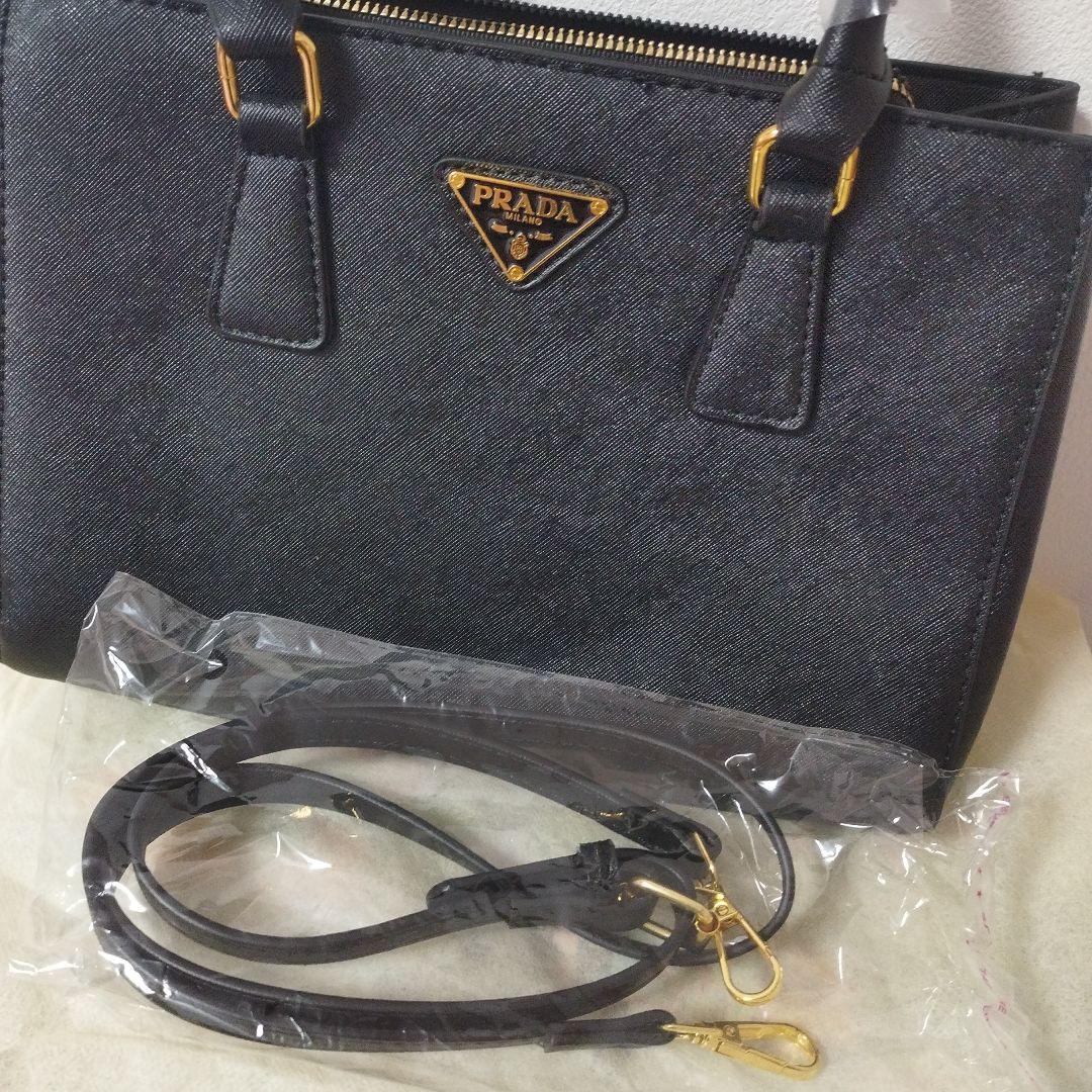 ブラック レザー　ハンドバッグ＆ショルダーバッグ　新品未使用