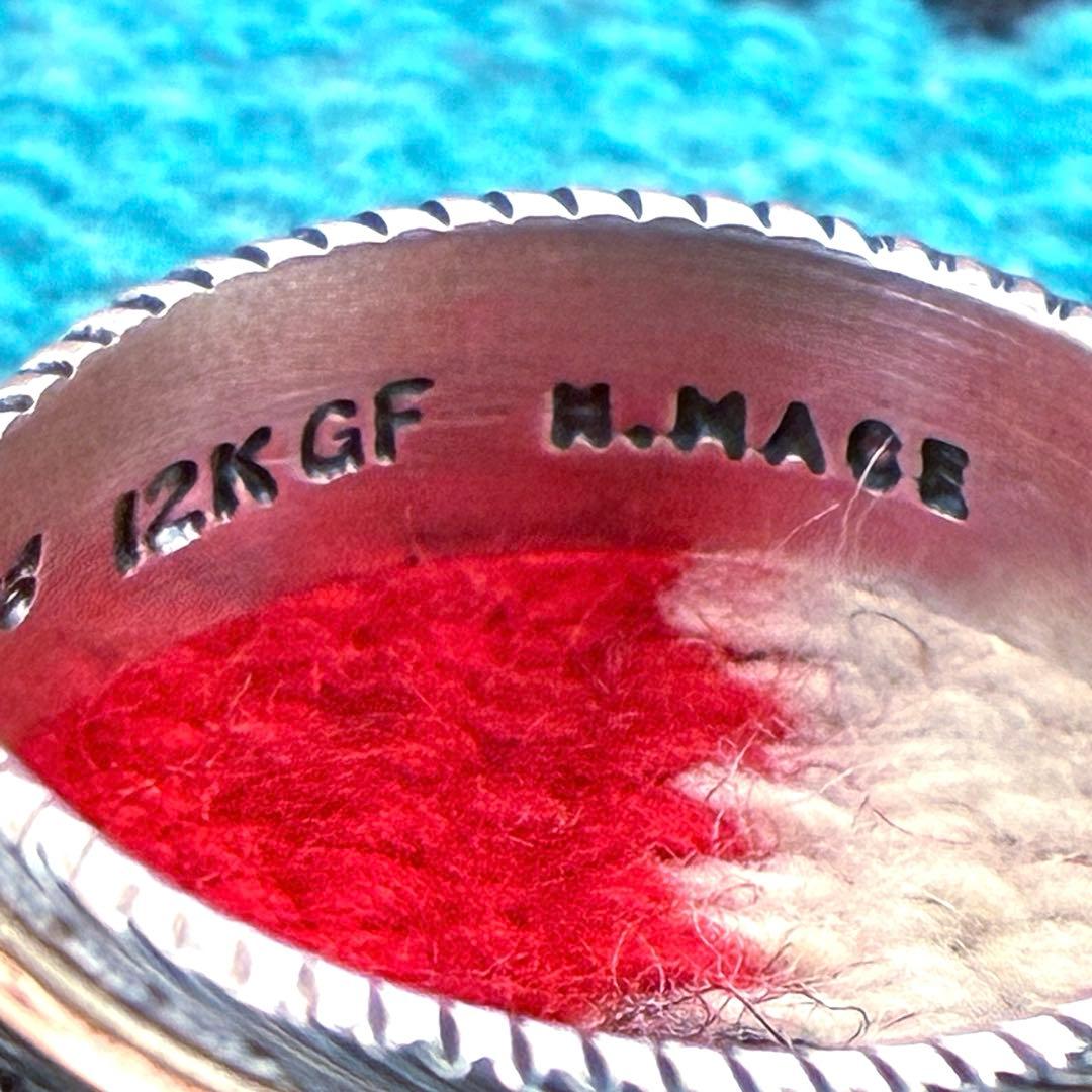 Indian Jewelry ハーヴィーメイス 12KGF フェザーリング17号