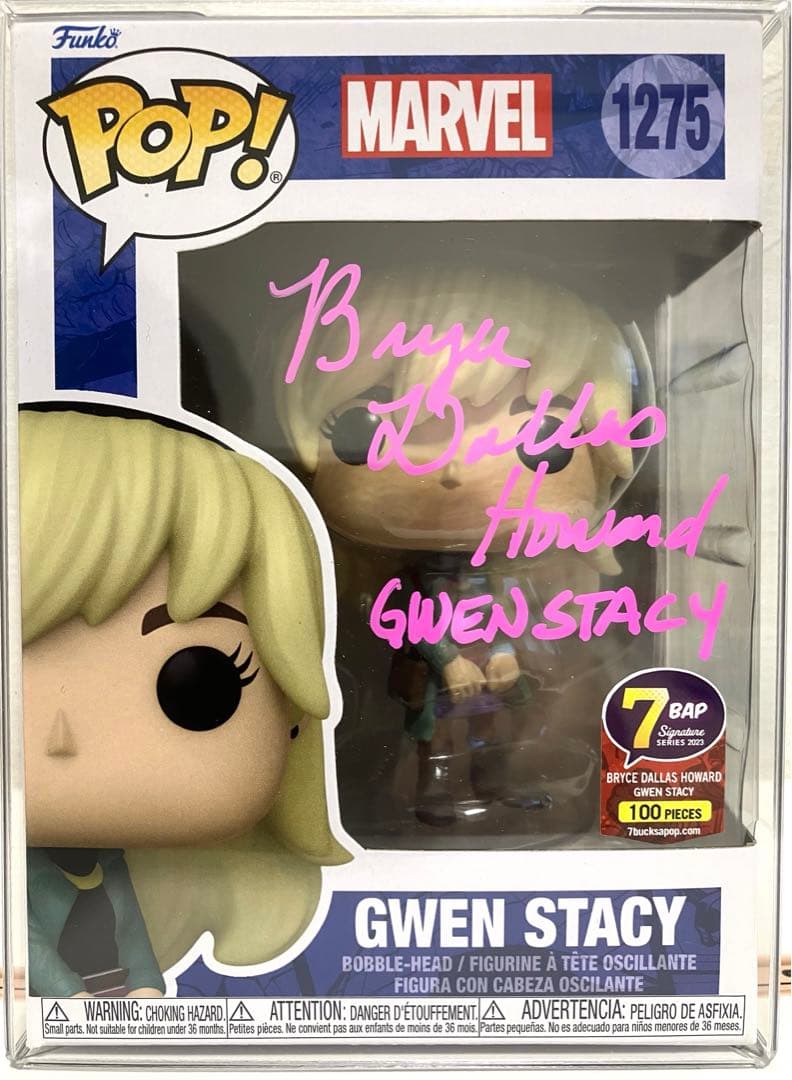 Funko POP ブライス・ダラス・ハワード 直筆サイン入り スパイダーマン