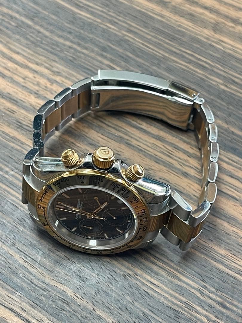 クロノグラフ腕時計VK63クォーツ搭載 サファイアガラス風防